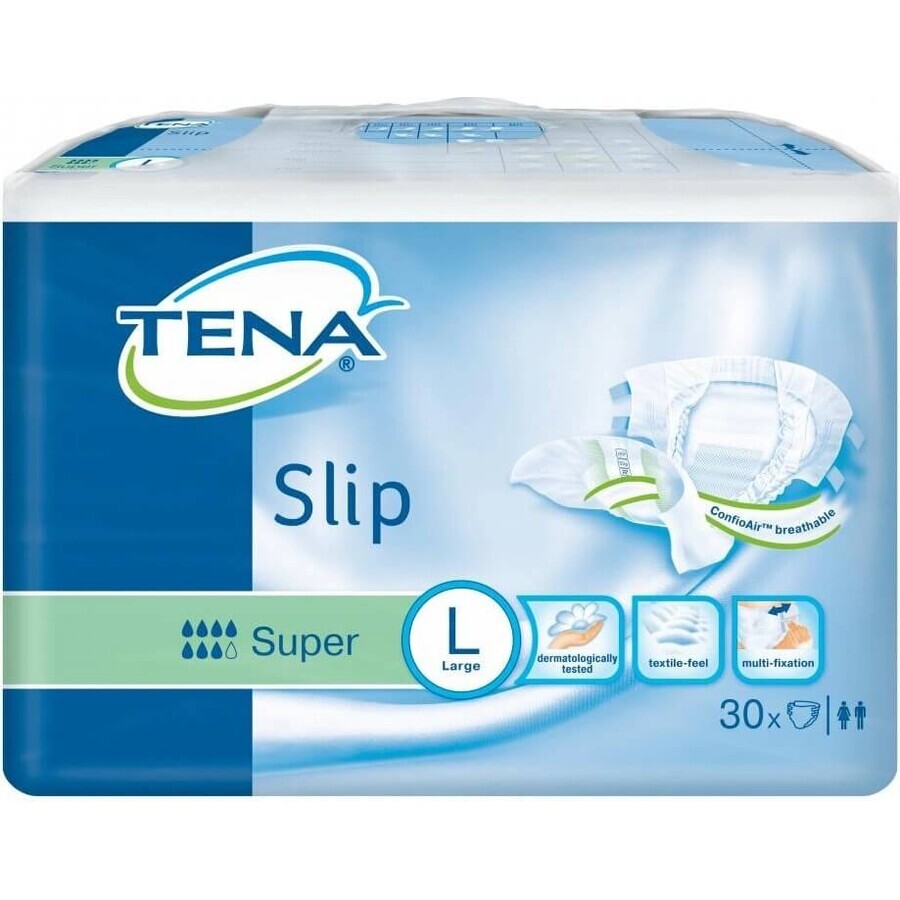 TENA Super L Briefs 1×30 pcs, diaper pants