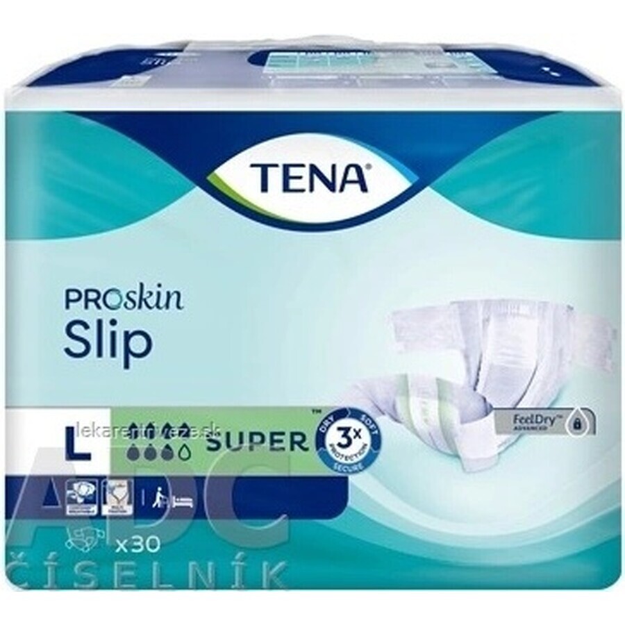 TENA Super L Briefs 1×30 pcs, diaper pants