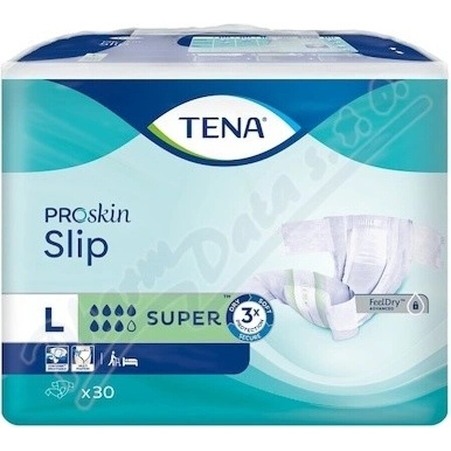 TENA Super L Briefs 1×30 pcs, diaper pants