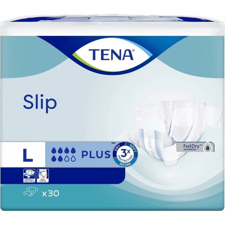 TENA Super L Briefs 1×30 pcs, diaper pants