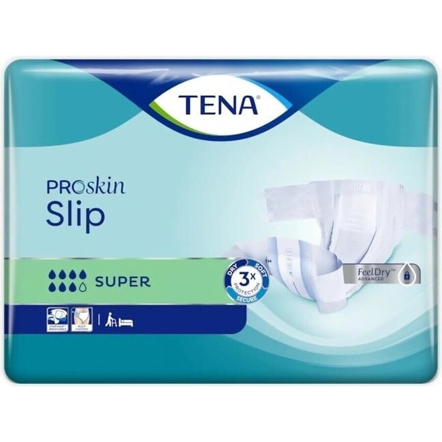 TENA Super L Briefs 1×30 pcs, diaper pants