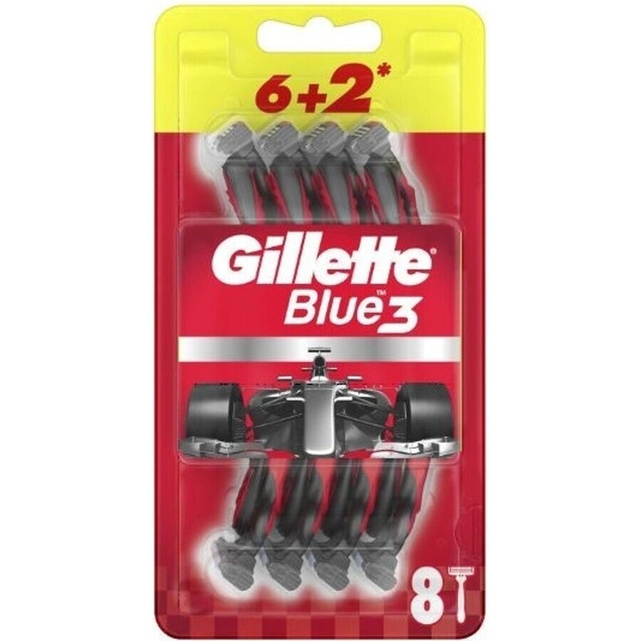 Gillette Blue3 Nitro 6+2 pcs 1×9 pcs