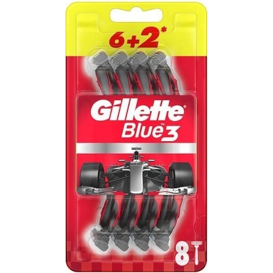 Gillette Blue3 Nitro 6+2 pcs 1×9 pcs