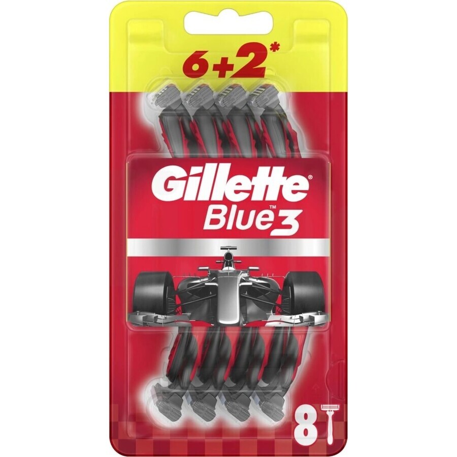 Gillette Blue3 Nitro 6+2 pcs 1×9 pcs