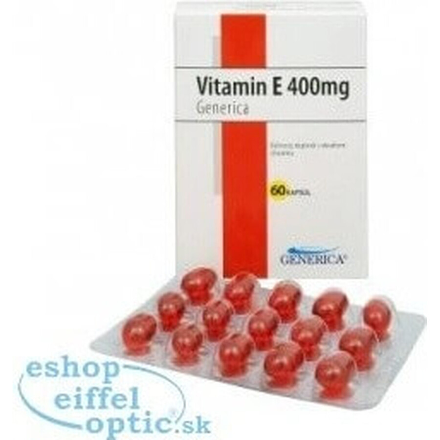 GENERICA Vitamin E 400 U.I. 1×60 cps, Nahrungsergänzungsmittel