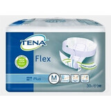 TENA Flex Plus M 1×30 pezzi, slip per incontinenza con elastico in vita a sgancio rapido