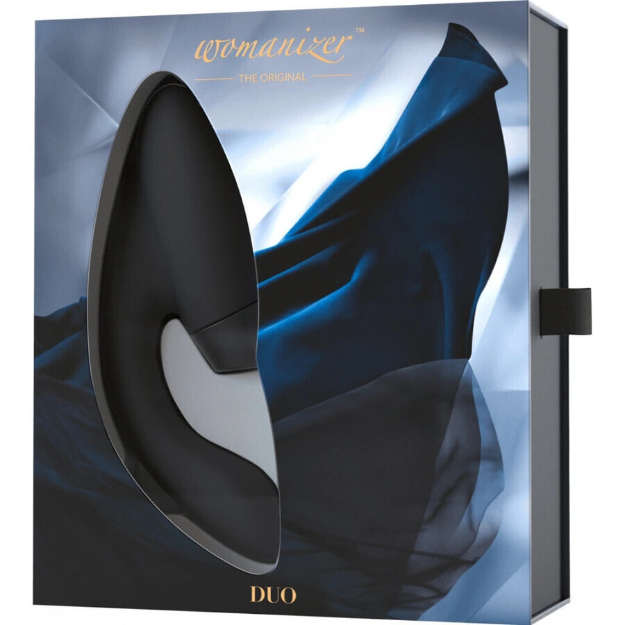 Womanizer DUO BLUEBERRY 1×1 buc, stimulator clitoridian