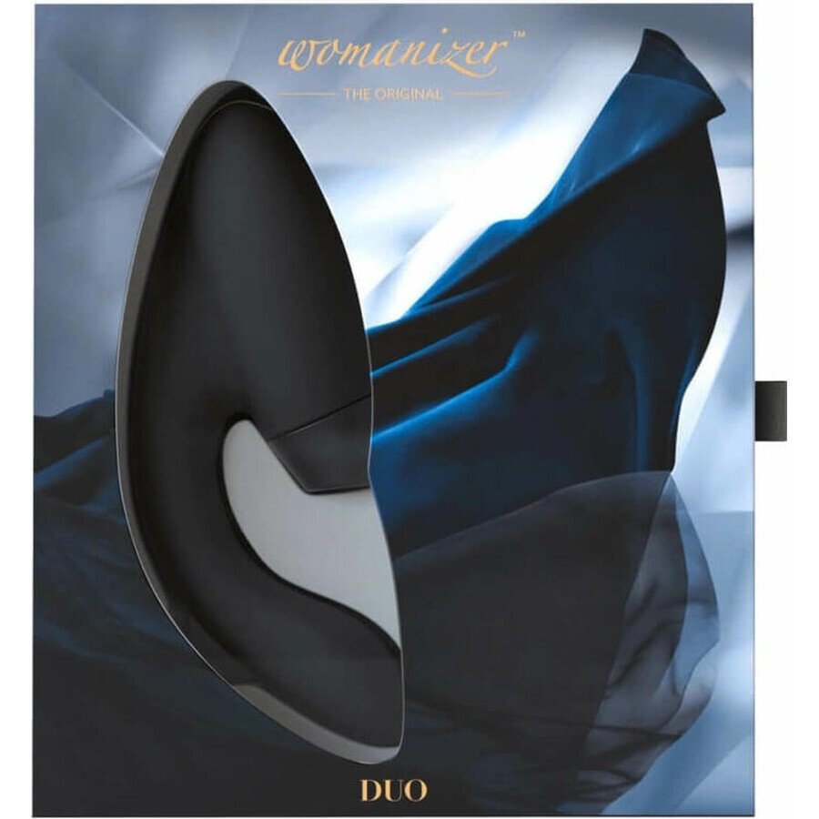 Womanizer DUO BLUEBERRY 1×1 buc, stimulator clitoridian