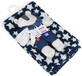 BABYMATEX Coperta per neonati con giocattolo Lion Blue 75 x 100 cm 1&#215;1 pz.