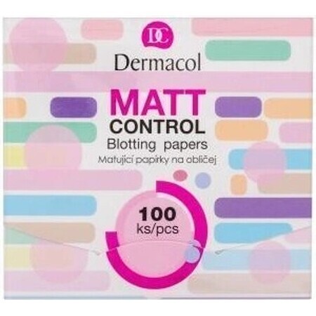 Dermacol Carte opacizzanti Matt Control 1×100 pz, carte opacizzanti