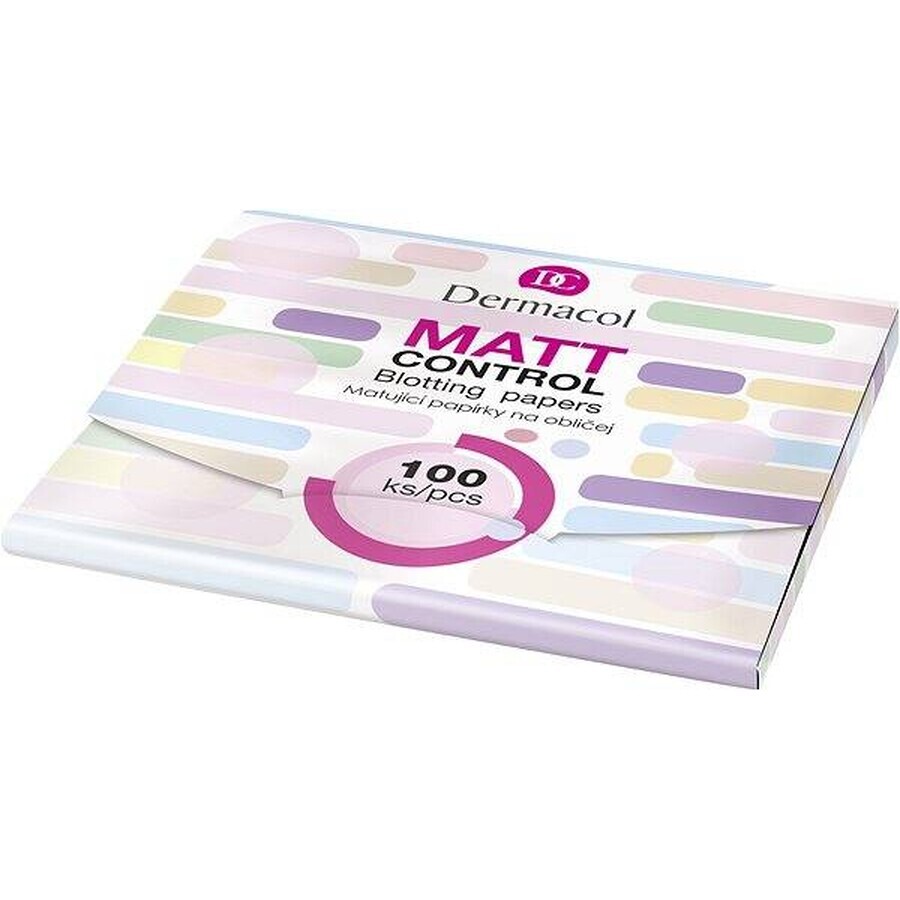 Dermacol Carte opacizzanti Matt Control 1×100 pz, carte opacizzanti