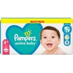 Pampers Active Baby Baby MP S4+ 1×54 pcs, taille S4+, couches pour bébés