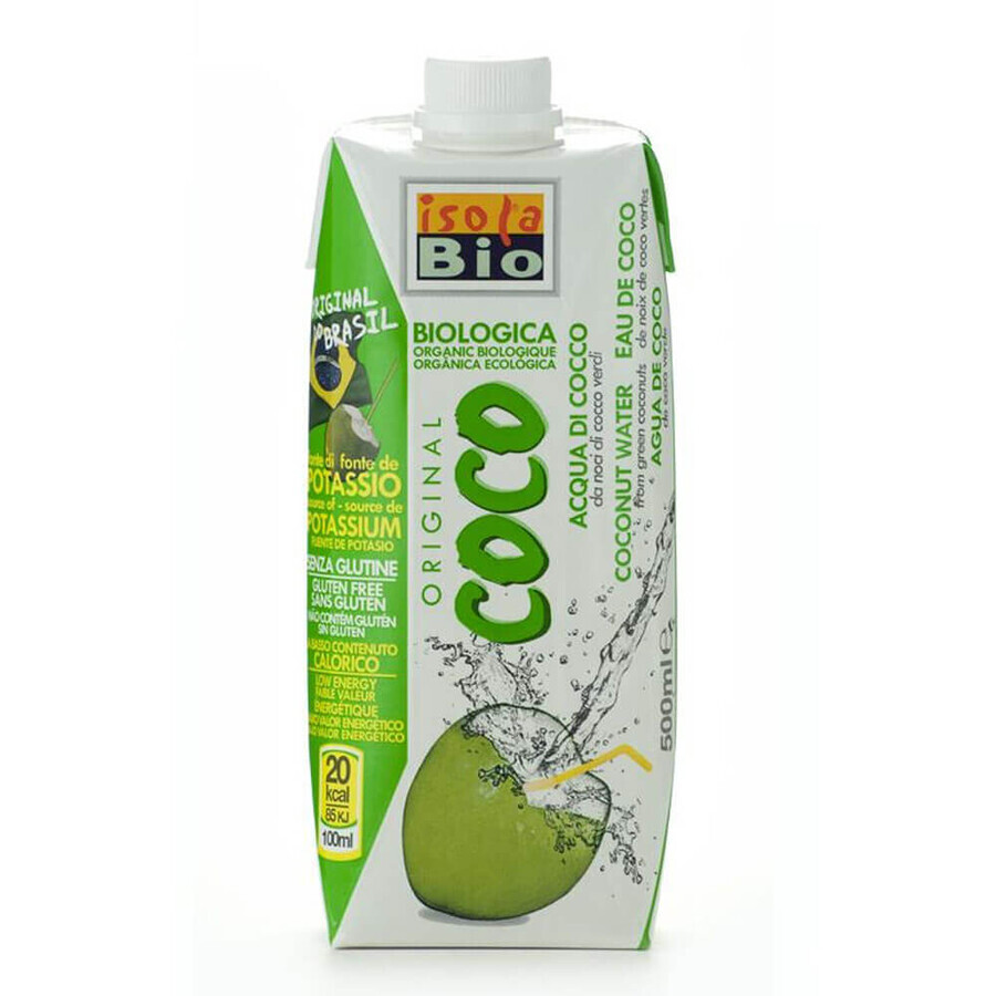 Coconut water Isola Bio, 500 ml, Isola