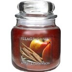 Village Candle Scented Candle in glass - Apple and cinnamon, medium 1×1 pc