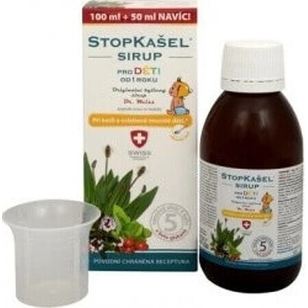 STOPBACIL Sirop medical Dr. Weiss 1×150 ml, sirop de tuse