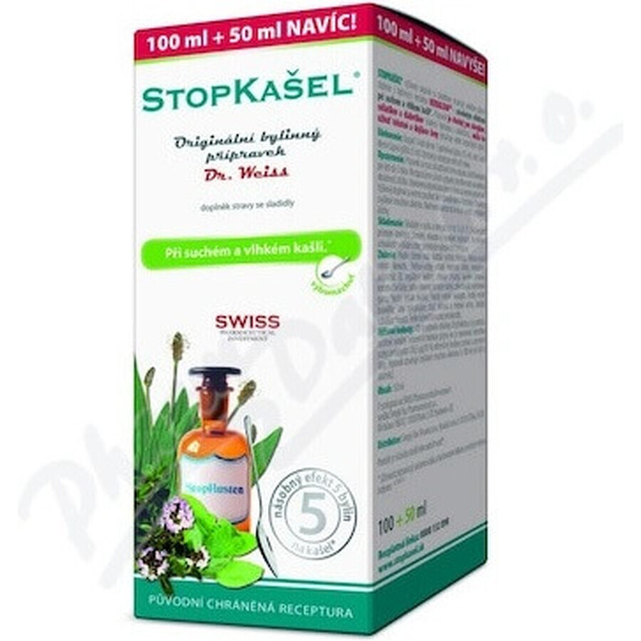 STOPBACIL Sirop medical Dr. Weiss 1×150 ml, sirop de tuse