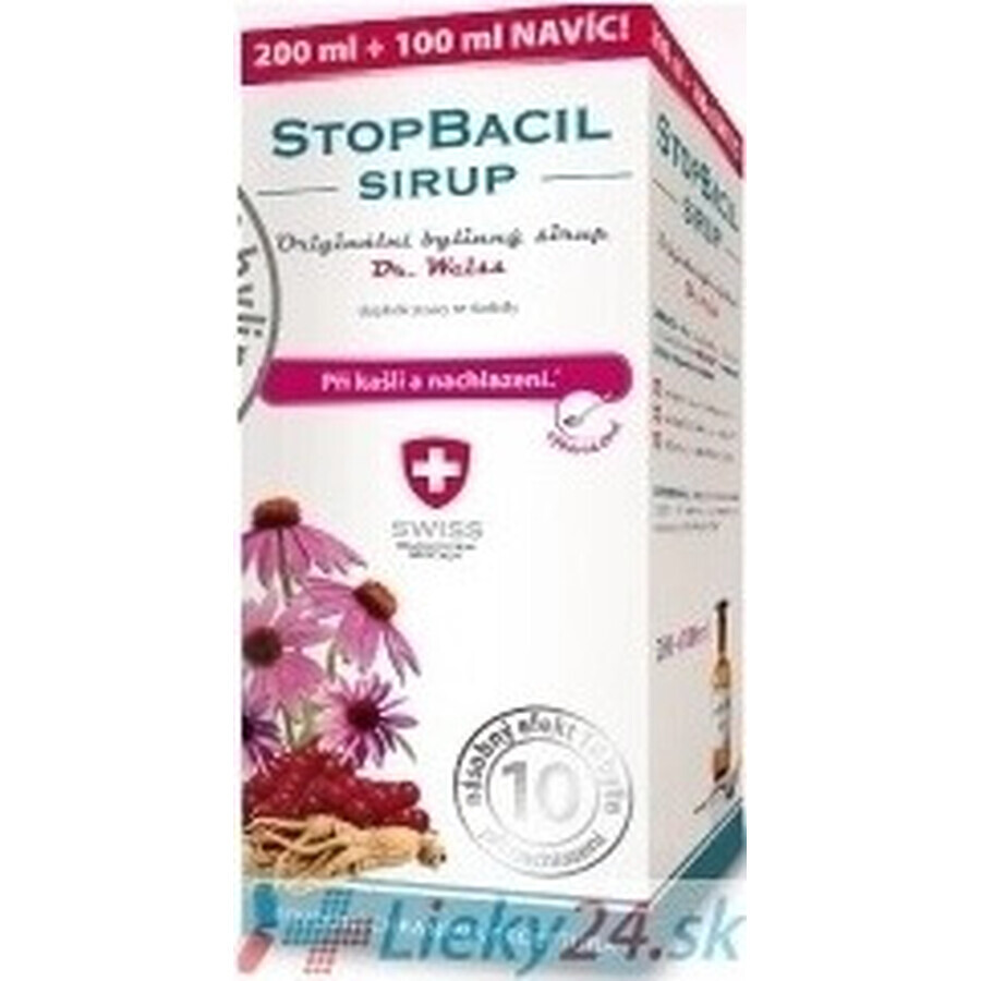 STOPBACIL Sirop medical Dr. Weiss 1×150 ml, sirop de tuse