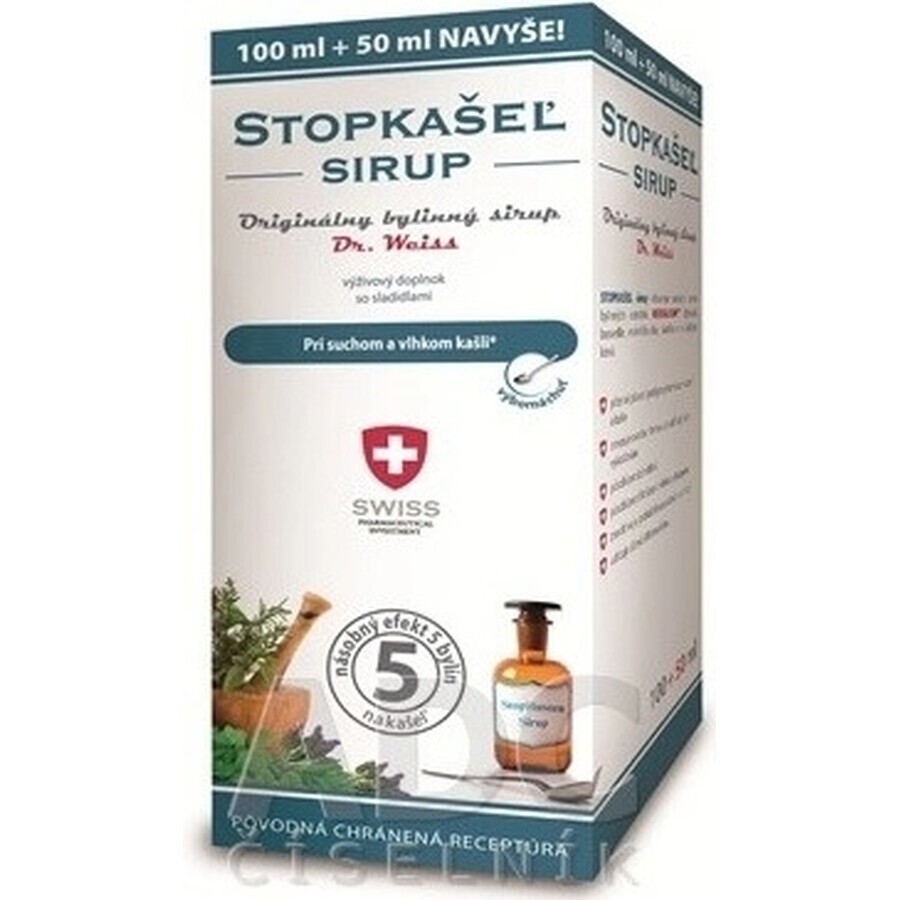 STOPBACIL Sirop medical Dr. Weiss 1×150 ml, sirop de tuse