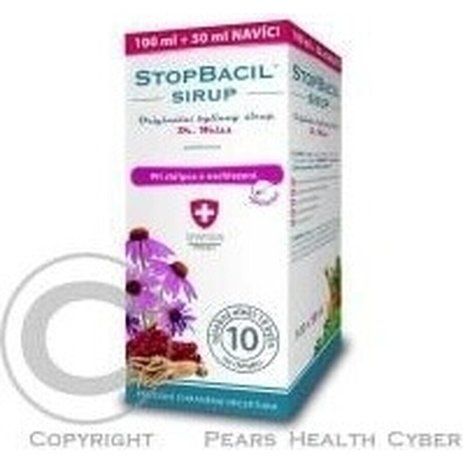 STOPBACIL Sirop medical Dr. Weiss 1×150 ml, sirop de tuse