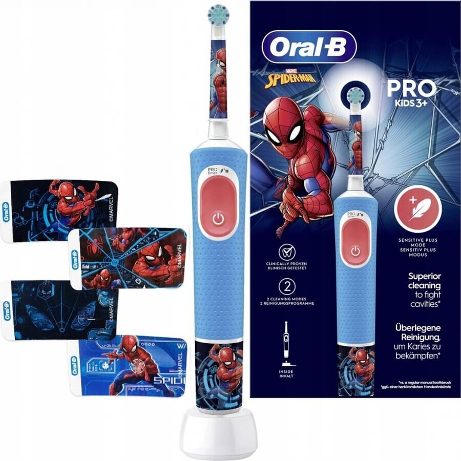 Oral B EK Pro Junior 3+ Spiderman 1×1 periuță de dinți electrică