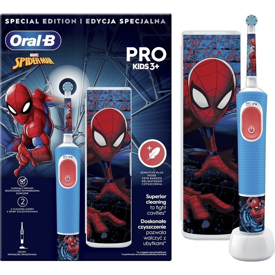 Oral B EK Pro Junior 3+ Spiderman 1×1 periuță de dinți electrică