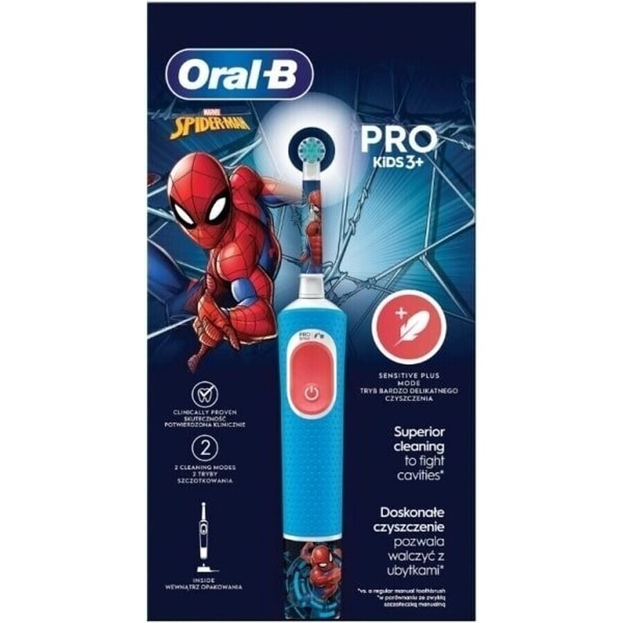 Oral B EK Pro Junior 3+ Spiderman 1×1 periuță de dinți electrică