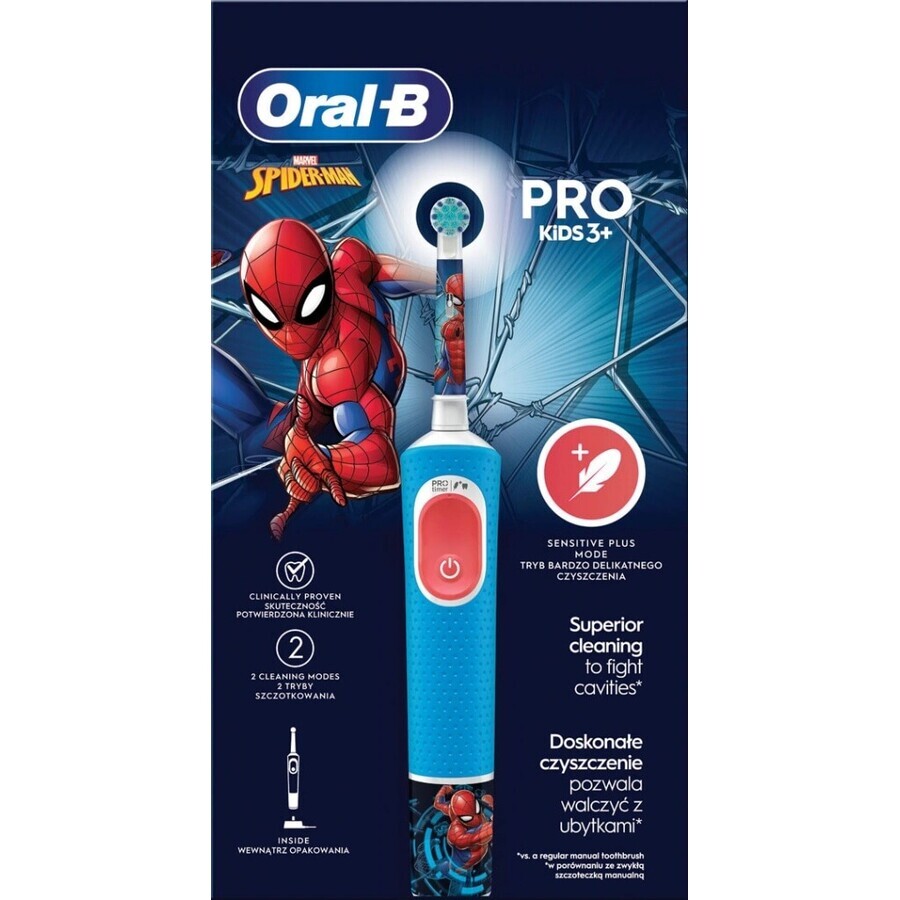 Oral B EK Pro Junior 3+ Spiderman 1×1 periuță de dinți electrică