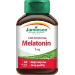 JAMIESON MELATONIN 1 MG 1×60 piezas, complemento alimenticio