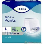 TENA PANTS SUPER LARGE 1×12 pezzi, slip assorbenti elasticizzati, assorbimento 2010 ml, circonferenza fianchi 100-135 cm