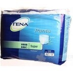 TENA PANTS SUPER LARGE 1×12 pezzi, slip assorbenti elasticizzati, assorbimento 2010 ml, circonferenza fianchi 100-135 cm