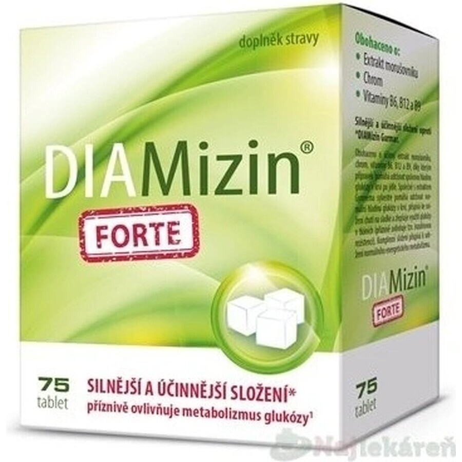 DIAMizin FORTE 1×75 tbl, complemento alimenticio