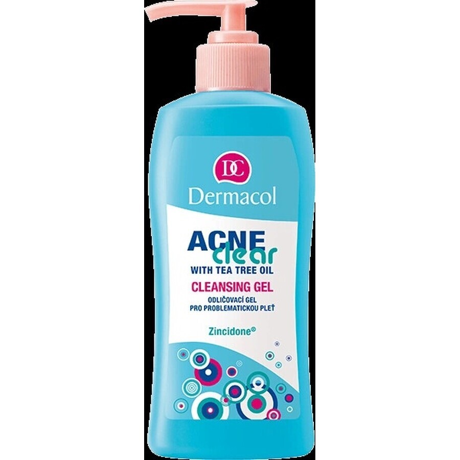 DERMACOL ACNECLEAR Reinigungsgel 1×200 ml, Reinigungsgel