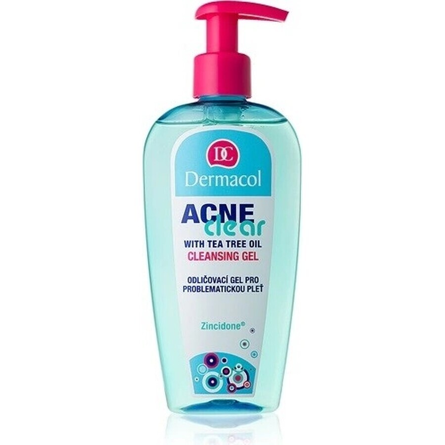 DERMACOL ACNECLEAR Reinigungsgel 1×200 ml, Reinigungsgel