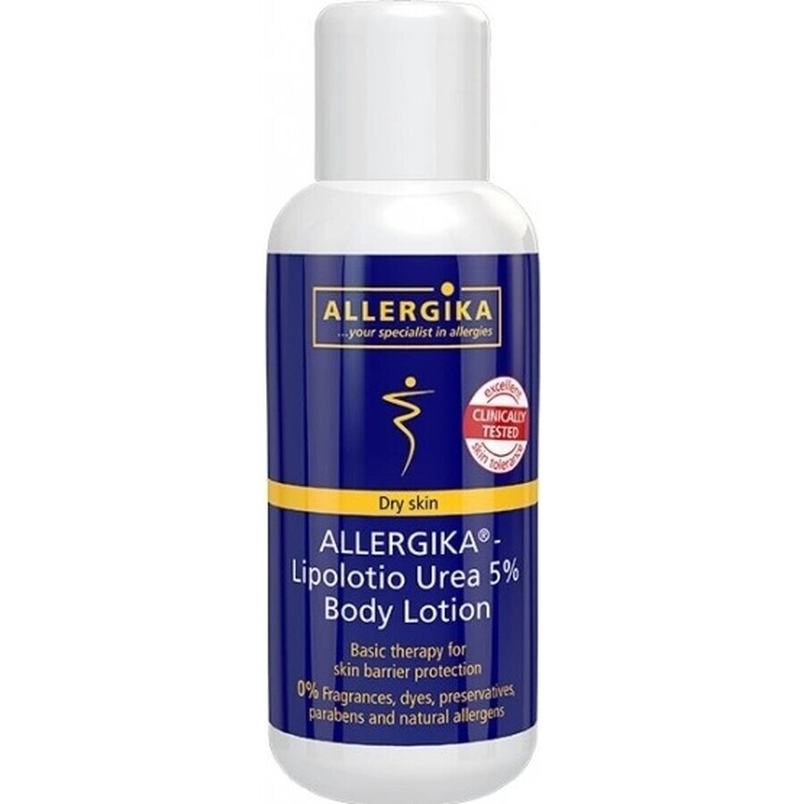 ALLERGIKA Lipolotio urea 5% 1×200 ml, crema para pieles atópicas