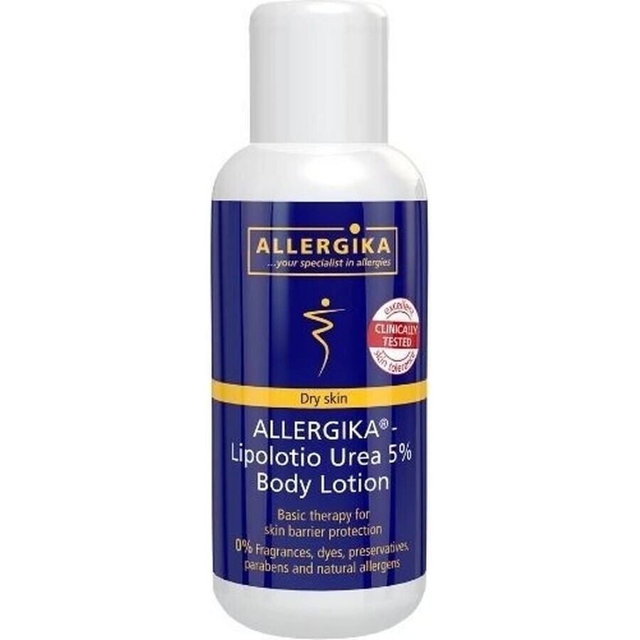 ALLERGIKA Lipolotio urea 5% 1×200 ml, crema para pieles atópicas