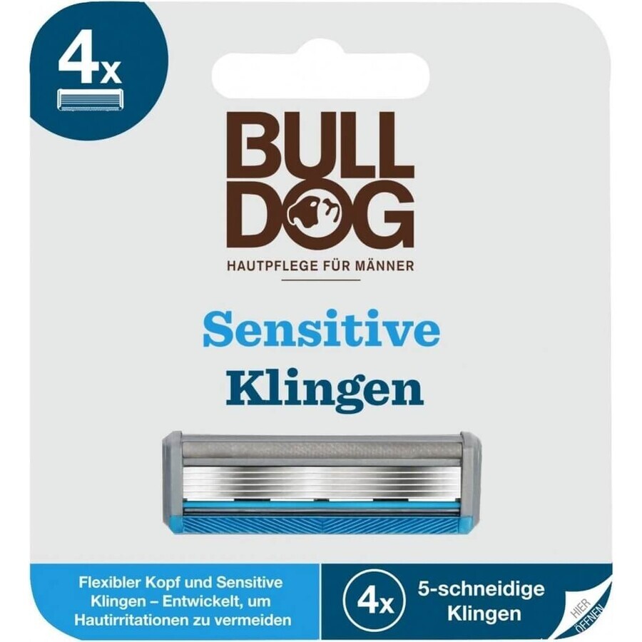 Bulldog Vervangingskoppen Bulldog Sensitive 1×4 stuks, vervangingskoppen