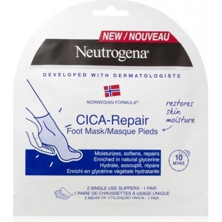 NEUTROGENA NR CICA mască pentru picioare 1x1 pereche