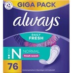 Always Intimates 76 buc Parfum proaspăt normal 1×74 buc, lenjerie intimă