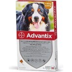 Advantix Spot-on pentru câini de la 40 la 60 kg (1 pipetă) 1x6 ml