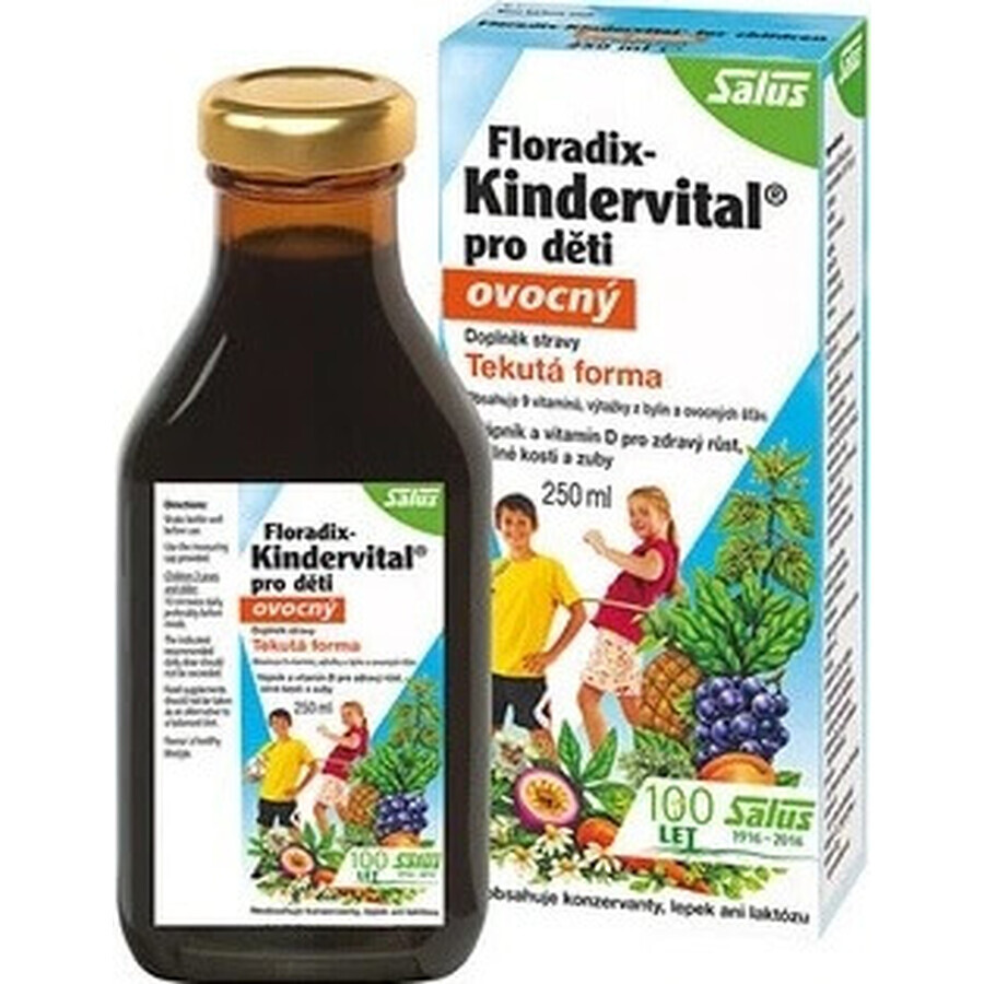 SALUS Floradix Floradix Kindervital fruitig 1×250 ml, kruidensiroop