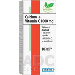 GENERICA Calciu + Vitamina C 1000 mg 1×10 tbl, supliment alimentar