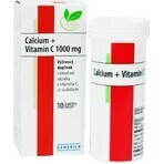 GENERICA Calciu + Vitamina C 1000 mg 1×10 tbl, supliment alimentar