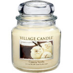 Village Candle Lumânare parfumată în sticlă - Creamy Vanilla - Înghețată de vanilie, medie 1×1 buc