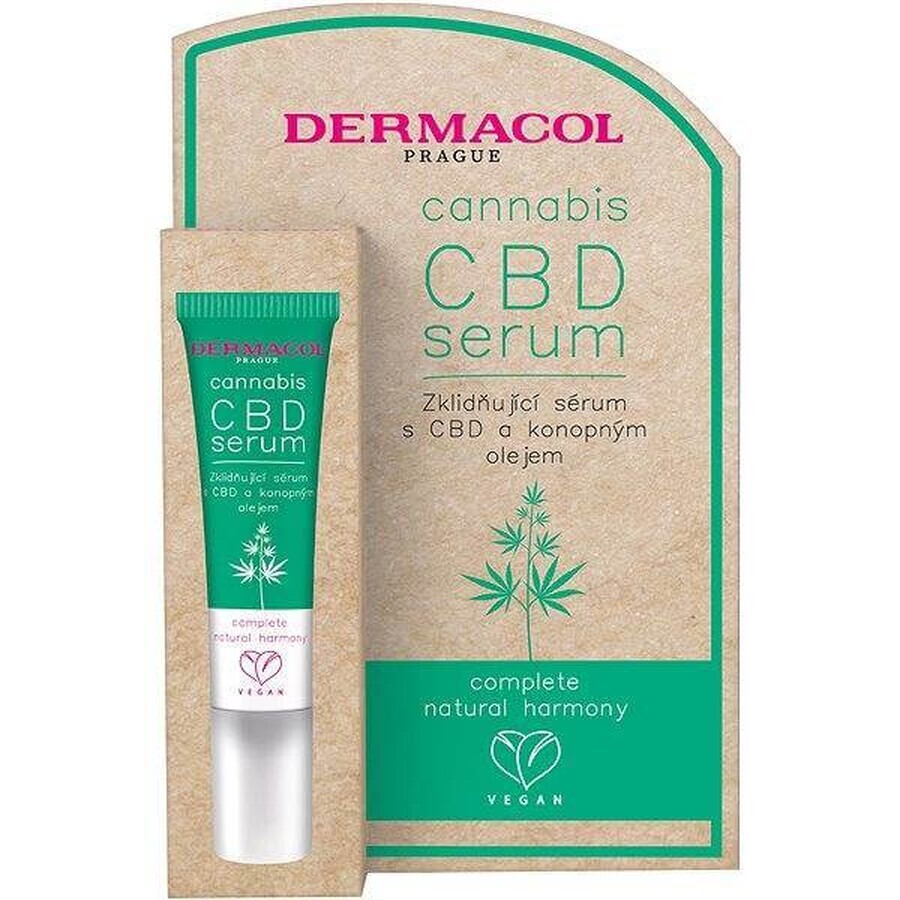 Dermacol Cannabis CBD Serum 1×12 ml, ser calmant