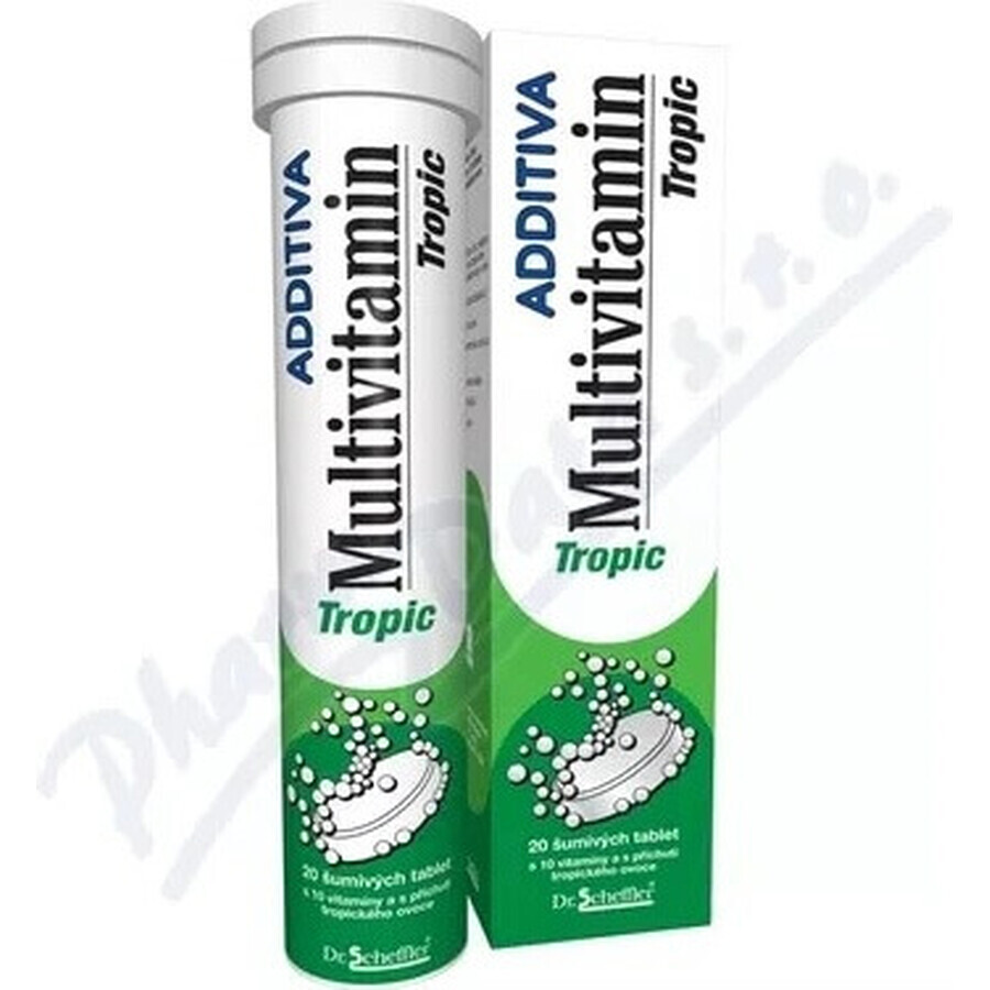 ADDITIVA MULTIVITAMIN Tropic 1×20 tbl, multivitamin