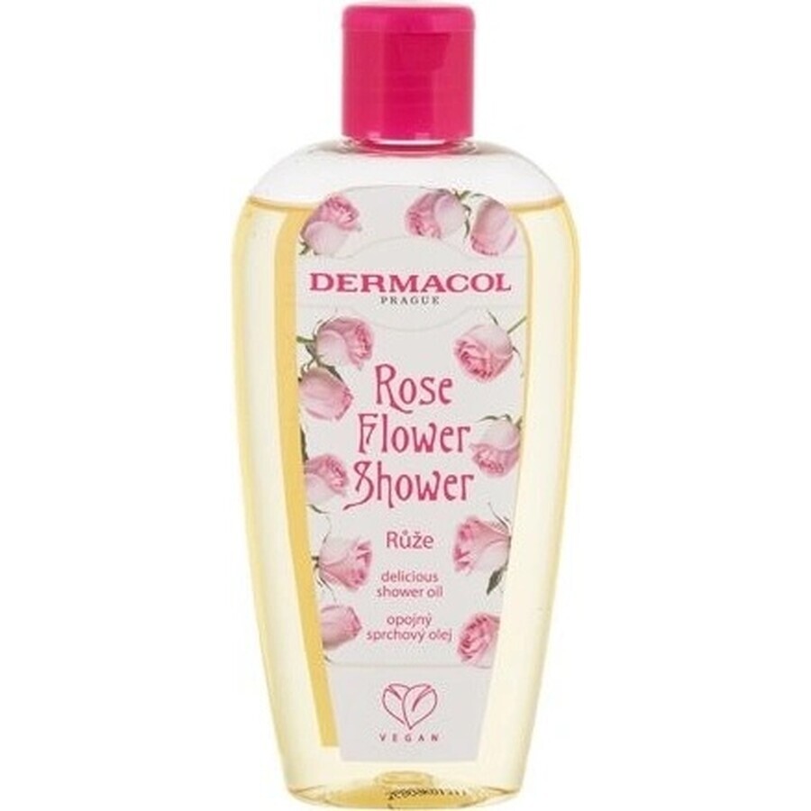 Dermacol Olio doccia ai fiori di rosa 1×200 ml, olio doccia