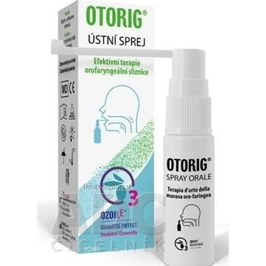 Ozonide OTORIG spray oral 1×20 ml, spray oral