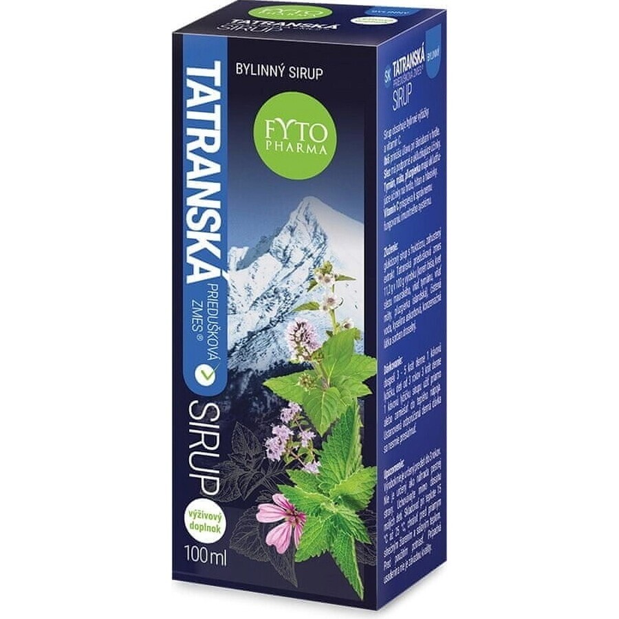 FYTO Tatra amestec bronșic sirop 1×100 ml, sirop