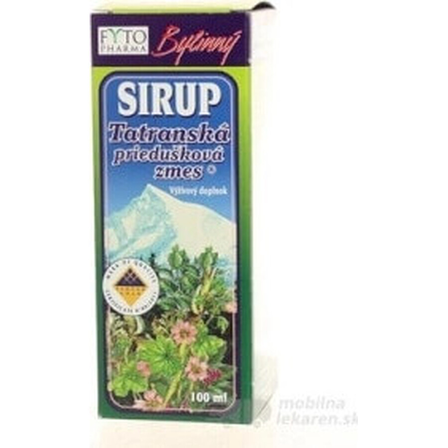 FYTO Tatra amestec bronșic sirop 1×100 ml, sirop