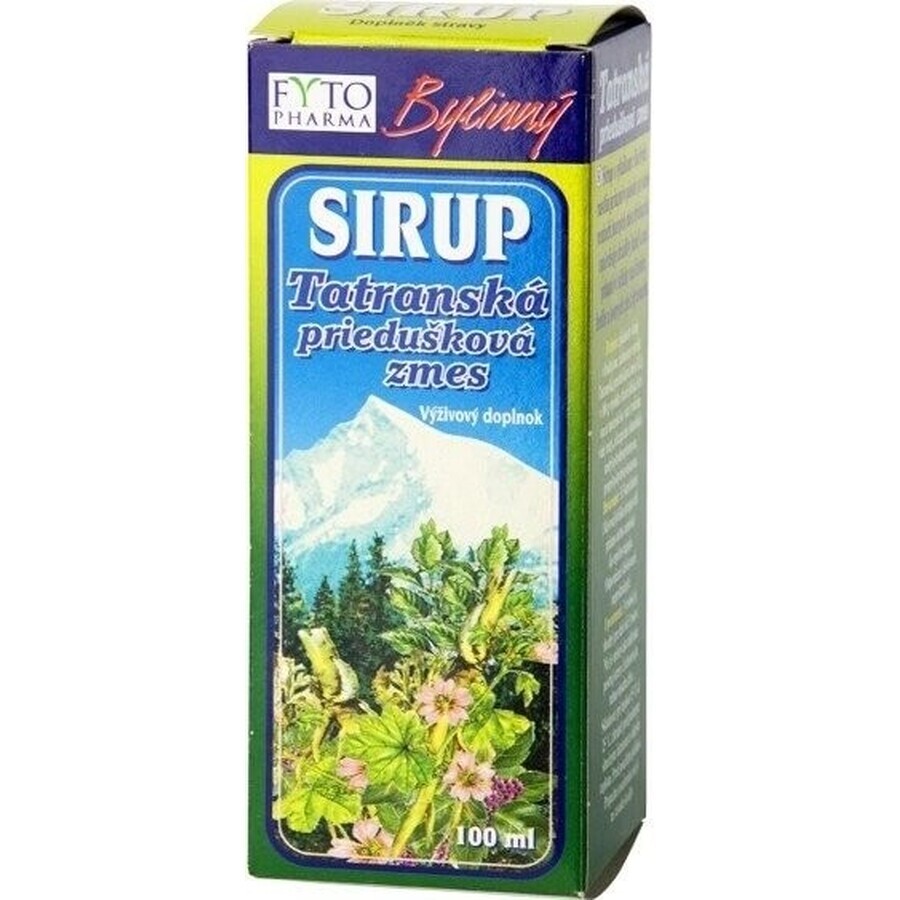 FYTO Tatra amestec bronșic sirop 1×100 ml, sirop